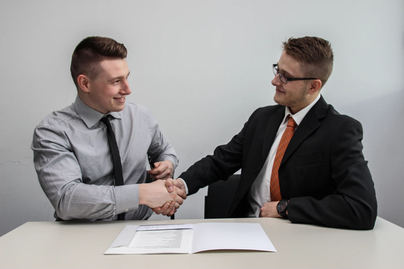 Investment consultation discussion over a property contract